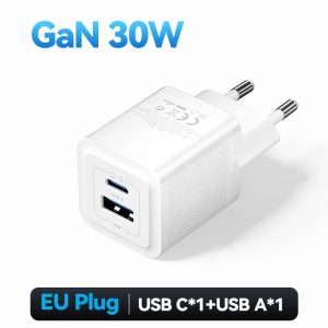 Vention | Vention GaN Charger Quick Charge 4.0 3.0 Type C 30W PD Charger for iPhone 17 16 Pro Max Fast Charger Xiaomi Laptop USB C Charger
