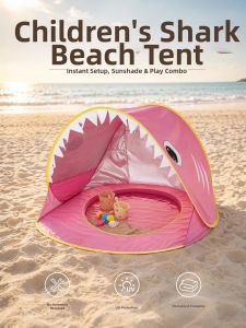 Sun Protection Portable Quick Setup Tent for Beach and Sand Play