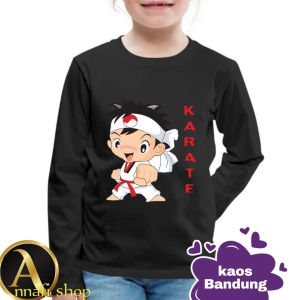 BAJU kaos anak atasan karate kid 2-10thn