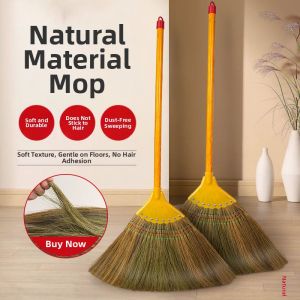 YIZHIBING | Household Outdoor Soft Bristle Straw Broom