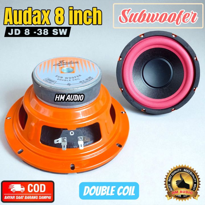 Speaker inch Audax JD -38 SW Subwoofer Audax inch Original