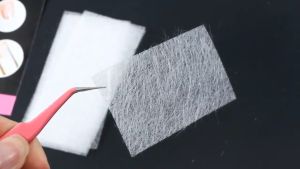 10pcs Nail Extension Fiber Repair Nails Nail Art UV Gel Extension Manicure 美甲延长纤维片 玻璃纤维丝免纸托快速延长片 指甲延长神器光疗美甲修复指甲