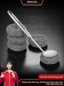 GEDO | Non-scratch Long Handle Dishwashing Scrubber