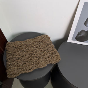 Retro Handmade Crochet Mohair Cat Ears Toque Female Fall and Winter Warm and Cute Ethnic Style Knitting Hat Fashion