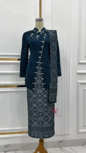 ROK SPAN SONGKET PALEMBANG TERBARU / ROK SONGKET SPAN BAWAHAN KEBAYA WANITA KATUN PRADA JANGGAN