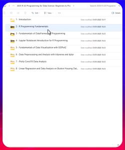 VIDEO TUTORIAL 2025 R 4.0 R Programming for Data Science - Dari Pemula hingga Profesional