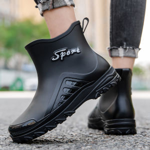 Anti-Slip Durable Rain Shoes for Men and Teenagers