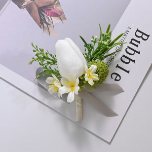  Style Groomsmen And Bridesmaids Wedding Chest Flowers New Couples High End Artificial Lapel Flowers Family Matching