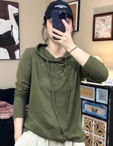 Hooded Stylish Slimming Lightweight Sweatshirt