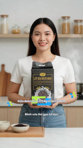 2KG Gạo Lứt Đen Huyền Ngọc Tốt Cho Sức Khỏe
