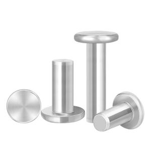 JINJUNTAI | Flat Head Solid Stainless Steel Rivets