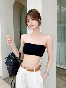 Kaka Womens Official Flagship Integrated Cup Lace Back Vest Nylon Material Pure Color Easy to Match Open Back Design Slim Fit