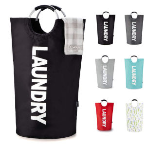 82L Extra Large Laundry Basket Foldable Waterproof Clothes Storage Bag Household Storage Bag Bathroom Storage Basket