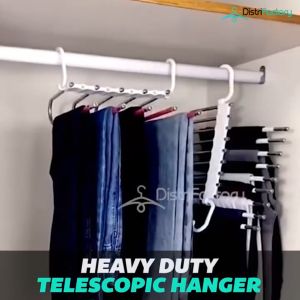 Stainless Steel Anti-Slip Pant Hanger  9 Layer Magic Hanger Rack Multi Functional Pants Rack Wardrobe Organizer Cloth