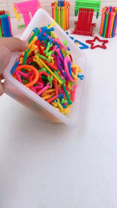 Magic Building Stick PP Material/Kids Educational Game Smart Puzzle Stick/Children Montessori DIY Construction Toys/益智游戏