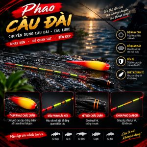 Phao phát sáng cảm biến Đèn OLED câu ngày đêm chuyên trắm chép - ăn chì 19-22g