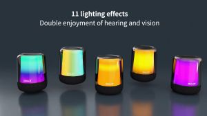 Zealot TWS Bluetooth Portalbe Wireless Speaker With RGB Color Light support U Disk /TF Card /Aux in