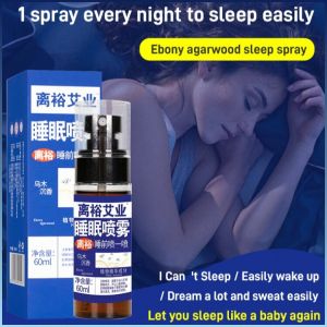 ⚡Fall asleep in seconds⚡ Agarwood sleep spray Sleep aid spray Soothing sleep spray Bedtime Mist for Deep Sleep 烏木沉香睡眠噴霧