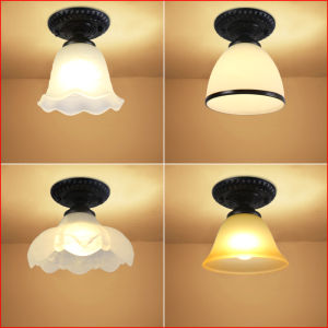 Đèn Trần Phong Cách Đơn Giản Châu Âu Bằng Sắt Đèn Hành Lang Đèn Cầu Thang Bộ Đèn Lối Đi Ngoài Trời Đèn Phòng Khách Bằng Sắt Đèn Trần Bằng Sắt