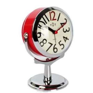 Attractive Glass Clock for Students Bedroom Small Tabletop Clock Cartoon Simple Design Alarm Clock Car Mounted European Style