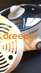 Dreepor 3L Electric Cooker Big Capacity Multifunctional Electric Cooking Pot Adjustable Heat Multi-Cookers Non-stick Electric Cooker Pot