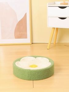 Cat Small Dog Deep Sleep Bed Hand-made Natural Sisal Scratcher Bed Extra Space Pet Bed