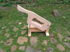 pengiris keripik pemotong keripik singkong pisang kentang kayu jati