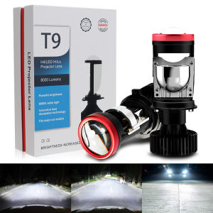 2pcs Car Headlights Bulb H4 Lenses LED Lamp H4 LED CANbus Headlights H4 Mini Projector Led For Motorcycle Ultra Bright Headlight