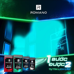 Dầu Gội Romano Classic 900ml – Hương Thơm Lịch Lãm Chuẩn Phong Độ Nam