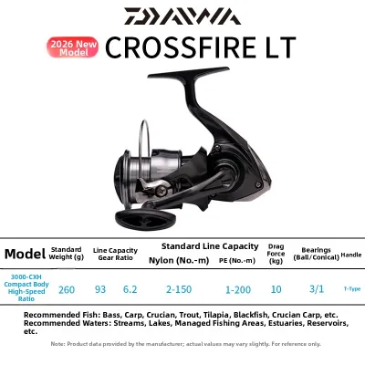 Daiwa | Crossfire Fishing Reel LT