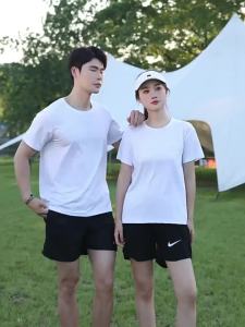 Áo Thun Nữ In Hình Móng Vuốt Mèo Hoạt Hình Mùa Hè Áo Thun Ngắn Tay Cổ Chữ O Thông Thường Dành Cho Thanh Niên Học Sinh Vải Polyester Co Giãn