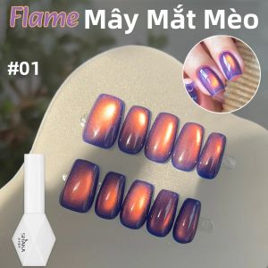 Sơn Móng Tay Gel Màu Tím Mắt Mèo Mây Đỏ Mùa Thu SHAKA 1 Chai 10ml Làm Trắng Dụng Cụ Trang Trí Móng Tay Tôn Lên Khí Chất