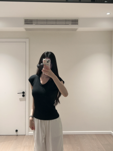 Loose Wide Leg Cotton Linen Womens Pants Drawstring Lazy High Intelligence Sensation Casual Straight Leg Trousers