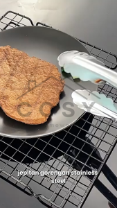 COSY Pencapit Gorengan Stainless Steel / Penjepit Makanan / Capitan Anti Karat