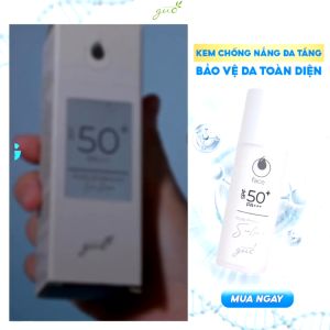 [Nâng Tone Tự Nhiên Kiềm Dầu] - Kem Chống Nắng Dưỡng Trắng Cho Da Nhạy Cảm Da Treatment SPF 50+ PA++++ GUO 30 ml [Phiên bản mới nâng cấp năm 2025]
