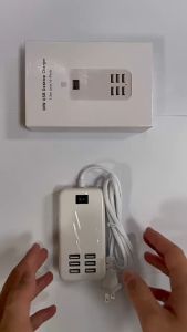 6USB plug-in charger is suitable for smart phones tablets smart devices multi-port fast charging multi-function plug-in charging head
