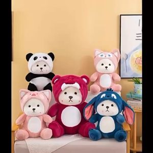 Gấu Bông Lena Stitch Xanh Biến Đổi Gấu Búp Bê Búp Bê Đồ Chơi Sang Trọng Gấu