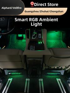 HONGSHENGBAILI | Multicolor LED Interior Foot Lights For Toyota Alphard 30 Series