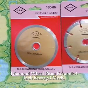 Diamond Whell Pisau Potong Keramik 4 Inc Berbagai Merk