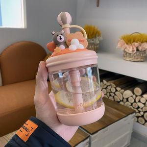 Tritan Cold Brew Straw Cup Portable Adult Water Bottle Cute Girls Carry-On Jug High Aesthetic Value Summer Refreshment