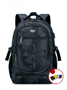 Septwolves Large Capacity Casual Traveling Computer Backpack for Men High School Junior High College Students Bookbag