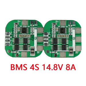 BMS 4S 8A 12.8V 14.8V 16.8V 3.6/3.7V-4.2V18650 Lithium Battery Charger Board Common Port Short Circuit Protection For Power Bank/Electric Drill Motor lithium battery protection board 18650 power lithium battery 14.8V lithium battery protection board