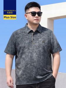 Zuogeeya | Slimming Large Size Short Sleeve Polo T-Shirt