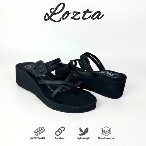 LOZTA Sandal Tinggi Wanita Jepit Wedges Import 01 Series