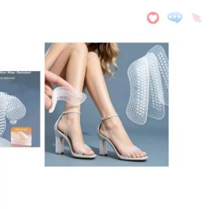 1/2/3Pairs Silicone Heel Shoe Stickers Non-slip Soft Protective Case Women Men Foot Care Insert Ease Pain Foot Pads Protector