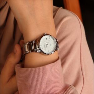 PhiLipe Ricci Jam Tangan Wanita 100% Original Rantai Terbaru Business Tanggal Perempuan Analog Cewek Quartz Dial Bulat Elegan Mewah 6088W Free Box dan Baterai