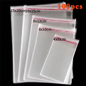 Túi Nilon Trong Suốt Tự Dính OPP Dùng Để Đóng Gói Kẹo Giáng Sinh Quà Cưới Quà Sinh Nhật Trang Sức Quà Tặng Túi Ni Lông Trong Suốt Gấp Gọn Có Thể Đóng Kín