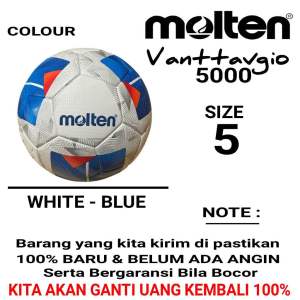 Bola Kaki / Sepak Bola Size 5 Molten  Vantaggio F 5000 Model Press Bahan PU Impor