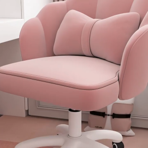 Rotatable Lifting Universal Swivel Office Dressing Chair Home bedroom dressing table makeup chair dormitory student desk study lift chair petal back chair