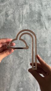 ป้ายห้องอาบน้ำสวยหรูหรา ป้ายสัญลักษณ์ห้องน้ำ ป้ายอะคริลิคนูนมีมิติ สไตล์โมเดิร์น เรียบหรูDesignfac